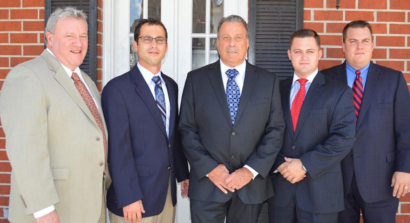 The five attorneys at Frischhertz and Impastato, personal injury law